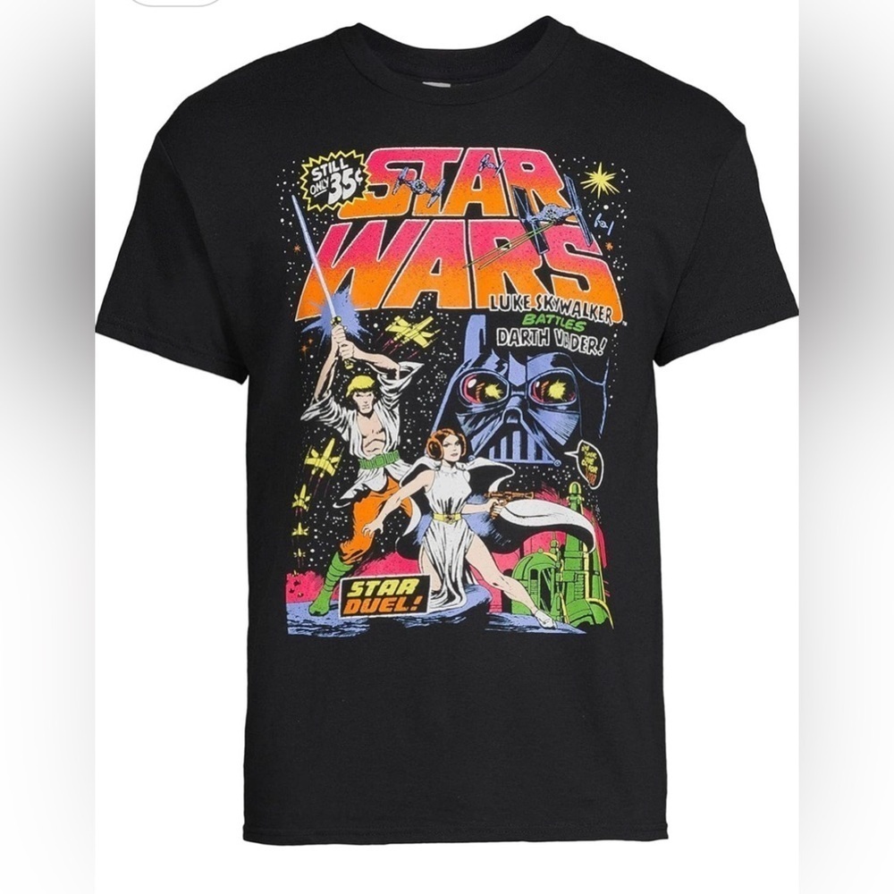 Star Wars Graphic T-Shirt size M 38/40 short sleeve black